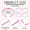 20Pcs Waxed Polyester Cord Bracelet Making AJEW-TAC00091-3