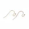 Brass Earring Hooks KK-T029-130LG-1
