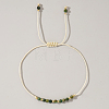 Natural Birthstone Braided Bead Bracelets for Women X-VA8051-5-1