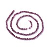 Natural Garnet Beads Strands G-F619-17A-3mm-2