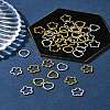 50Pcs Tibetan Style Alloy Bead Frame TIBEB-FS0001-11AG-11