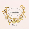Vintage Alloy Fairy Tale Multi Charm Bracelets for Women WG11E0E-01-3