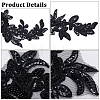 3D Flower Polyester Embroidery Costume Accessories DIY-WH0488-08-6