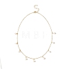 Natural Cultured Freshwater Pearl Potato Tassel Bib Necklaces NJEW-JN05697-4
