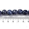 Handmade Blue and White Porcelain Beads Strands PORC-I027-03G-4