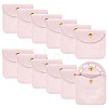 12Pcs Velvet Jewelry Storage Bags with Snap Button for Earrings Rings Bracelets ABAG-UN0001-17A-1