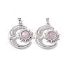 Natural Kunzite Pendants KK-A173-04P-02-3