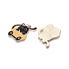 Halloween Theme Alloy Enamel Pendants PALLOY-N176-33-RS-2