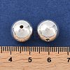 Round Brass European Beads KK-G512-08S-3