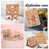 140Pcs 7 Style Paper Jewelry Display Cards CDIS-SC0001-05-5