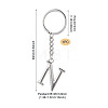 Alloy Keychains KEYC-TADJ0001-11N-3