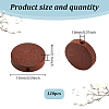 Natural Pear Wood Beads WOOD-GO0001-17C-2