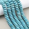Dyed Natural Magnesite Beads Strands G-B173-A01-02-1