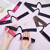 4Pcs 4 Colors Polyester & Nylon Headbands AJEW-HY0003-51-3