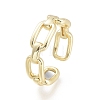 Brass Cuff Rings LS-RJEW-F103-04-G-3