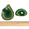 Natural Agate Nuggets Slice Links Connector Charms G-E022-M02-3