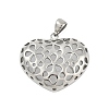 304 Stainless Steel Pendants STAS-F310-12P-1