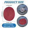 Gorgecraft 20Pcs 10 Colors Oval Iron on/Sew On Patches DIY-GF0006-52-2