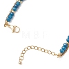 Adjustable Natural Malaysia Jade & 304 Stainless Steel Multi-strand Bracelets BJEW-JB13035-01-3