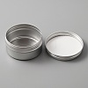 Aluminium Shallow Round Candle Tins AJEW-WH0312-59C-2