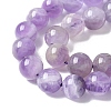 Natural Amethyst Beads Strands G-M445-8MM-01C-6