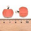 Thanksgiving Day Theme Alloy Enamel Pendants X-ENAM-T020-35I-3