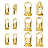 12Pcs 2 Styles S925 Sterling Silver Cord End STER-HS0001-32A-1