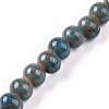 Handmade Fancy Antique Glazed Porcelain Ceramic Round Beads Strands X-PORC-L019-6mm-11-1