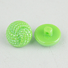 Taiwan Acrylic Shank Buttons X-BUTT-F028-13mm-C11-2