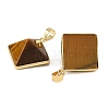 Natural Tiger Eye Pendants G-H359-03G-04-3