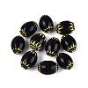 Handmade Millefiori Glass Barrel Beads LA-N002-23C-1