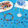 240Pcs 12 Colors Electroplate Transparent Glass Beads GLAA-PH0004-64-4