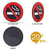 Waterproof PVC No Smoking Sign Stickers DIY-WH0325-92-2