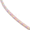 Braided Polycotton Cord Necklaces Making MAK-F038-B17-G-2