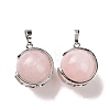 Natural Rose Quartz Pendants G-A212-01P-05-1