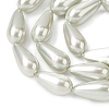 Electroplate Opaque Glass Imitation Pearl Beads Strands EGLA-H113-09A-03-3