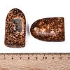 Natural Tree Bark Agate Big Pendants G-Q606-17-3