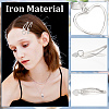 36Pcs 6 Style Iron Snap Hair Clips PHAR-CP0001-08-4