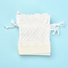 Organza Gift Bags with Lace OP-R034-10x14-04-4