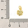 Real 18K Gold Plated Rack Plating Brass Micro Pave Cubic Zirconia Pendants Charms KK-S396-01B-3