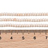 Electroplate Rondelle Glass Beads Strands GL-T021-2x2.5mm-17-18-5