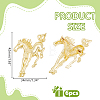 Horse Alloy Lapel Pin Brooches JEWB-WH0020-124-2
