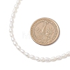 Natural Cultured Freshwater Pearl Rice Beaded Necklaces NJEW-JN05688-3