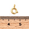 Brass Spring Ring Clasps KK-D407-20G-A-3