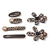 Alloy & Resin Alligator Hair Clips OHAR-B007-08A-2