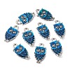 Alloy Enamel Pendants ENAM-C1406-4-3