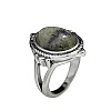 Oval Natural Labradorite Finger Rings WG970F5-02-5