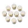 Alloy Enamel Beads ENAM-N052-006-01U-RS-1