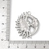 304 Stainless Steel Pendants STAS-D366-01B-P-3