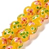 Handmade Lampwork Bumpy Beads Strands LAMP-A005-01D-1